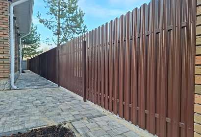 Забор с воротами и калиткой
