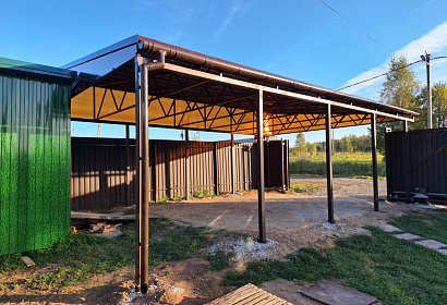 Навес для машины с мягкой кровлей