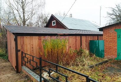 Навес с гибкой черепицей для авто