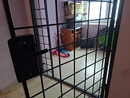 Металлическая решётчатая дверь