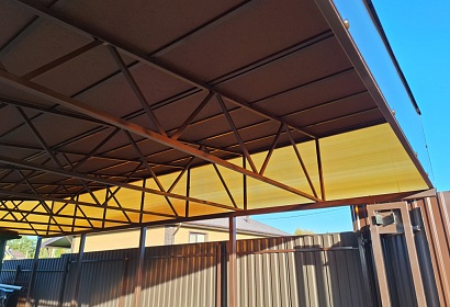 Навес для машины с мягкой кровлей