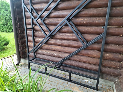 Металлический дровник