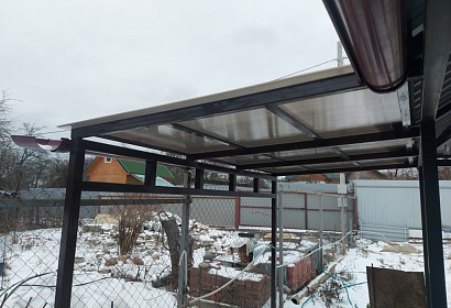 Навесы с примыканием Навесы с примыканием