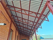 Навес из Профнастила