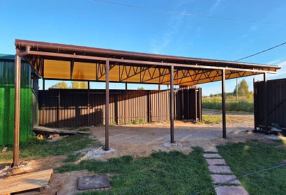 Навес для машины с мягкой кровлей