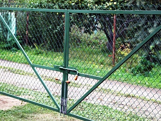 Ворота из Сетки рабицы