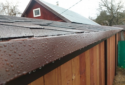 Навес с гибкой черепицей для авто