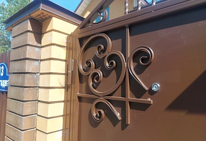 Металлическая калитка