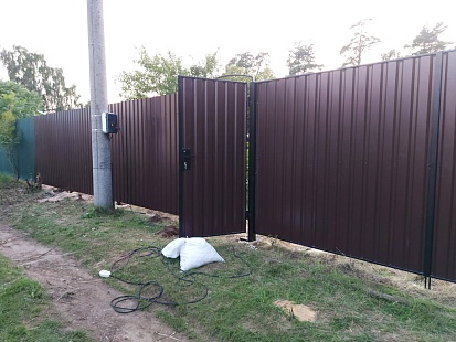 Забор из Профнастила