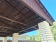 Навес из Металлочерепицы