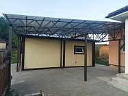 Навес из Поликарбоната