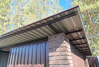 Бытовка с обшивкой профлистом Бытовка с обшивкой профлистом