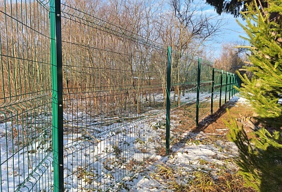 Металлический забор из 3D сетки Металлический забор из 3D сетки