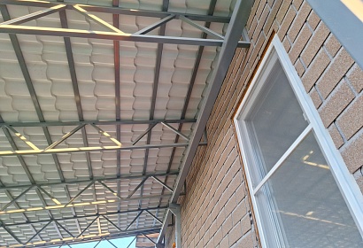 Односкатный навес для авто Односкатный навес для авто