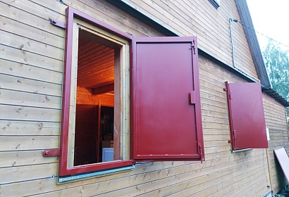 Ставни на окна для дачи Ставни на окна для дачи