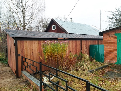 Навес с Гибкой черепицей