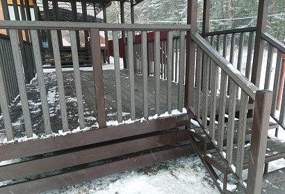 Беседка из металла обшитая ДПК